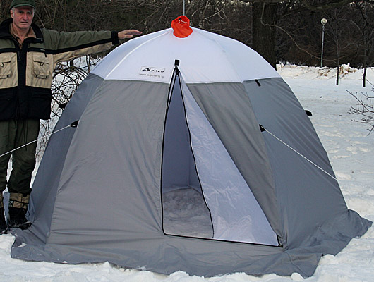 Палатка-автомат для зимней рыбалки утепленная двухслойная Онега-2