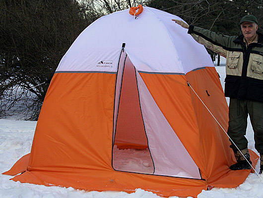 Палатка-автомат для зимней рыбалки утепленная двухслойная Онега-3