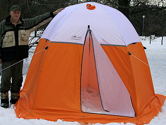 Палатка-автомат для зимней рыбалки утепленная двухслойная Онега-4