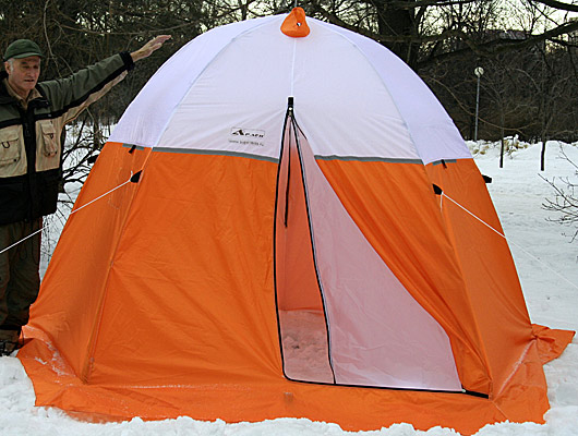Палатки для зимней рыбалки. Двухслойные, автоматические типа «Зонтик» утепленные